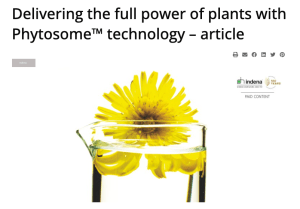 Delivering the full power of plants with Phytosome™ technology